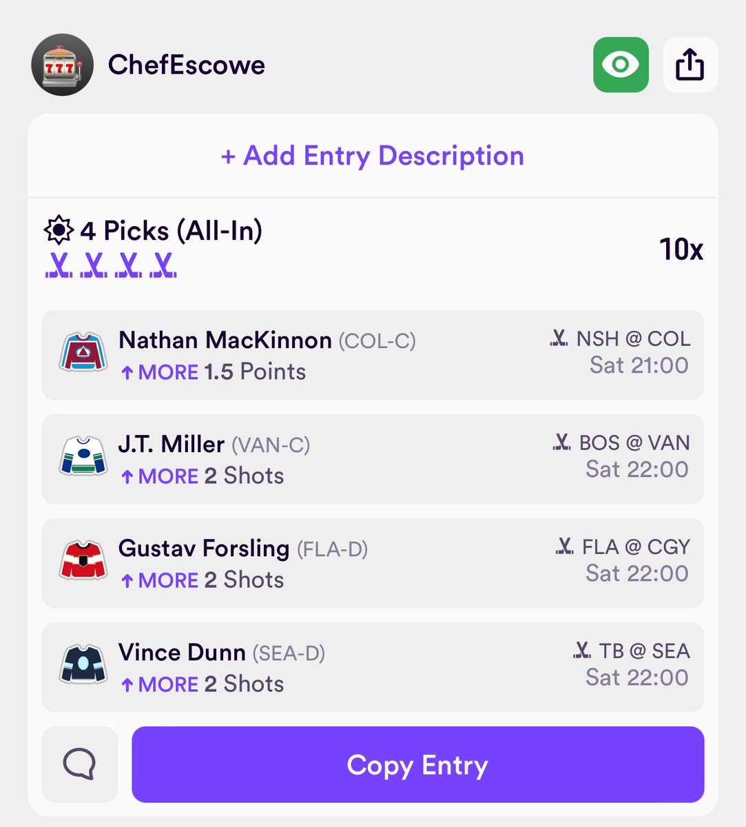 Cash the early slip let’s cash the late night games who with me 

🧪👨‍🍳
#chefspicks #GamblingX #SportsBettingX