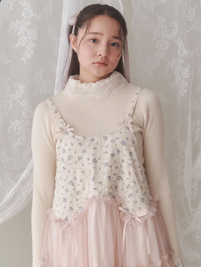 ▷おすすめアイテム petit flowerチュールキャミワンピース オフ