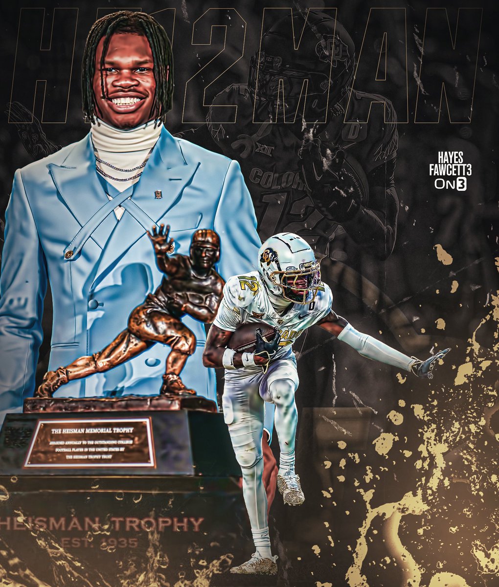 BREAKING: Colorado WR/CB Travis Hunter has won the 2024 Heisman Trophy 🏆

He won the prestigious award over Ashton Jeanty, Cam Ward, &amp; Dillon Gabriel

on3.com/db/travis-hunt…