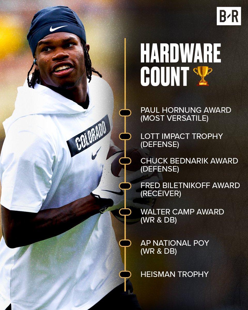 BleacherReport's tweet image. TRAVIS HUNTER IS 1 OF 1 👑🐐