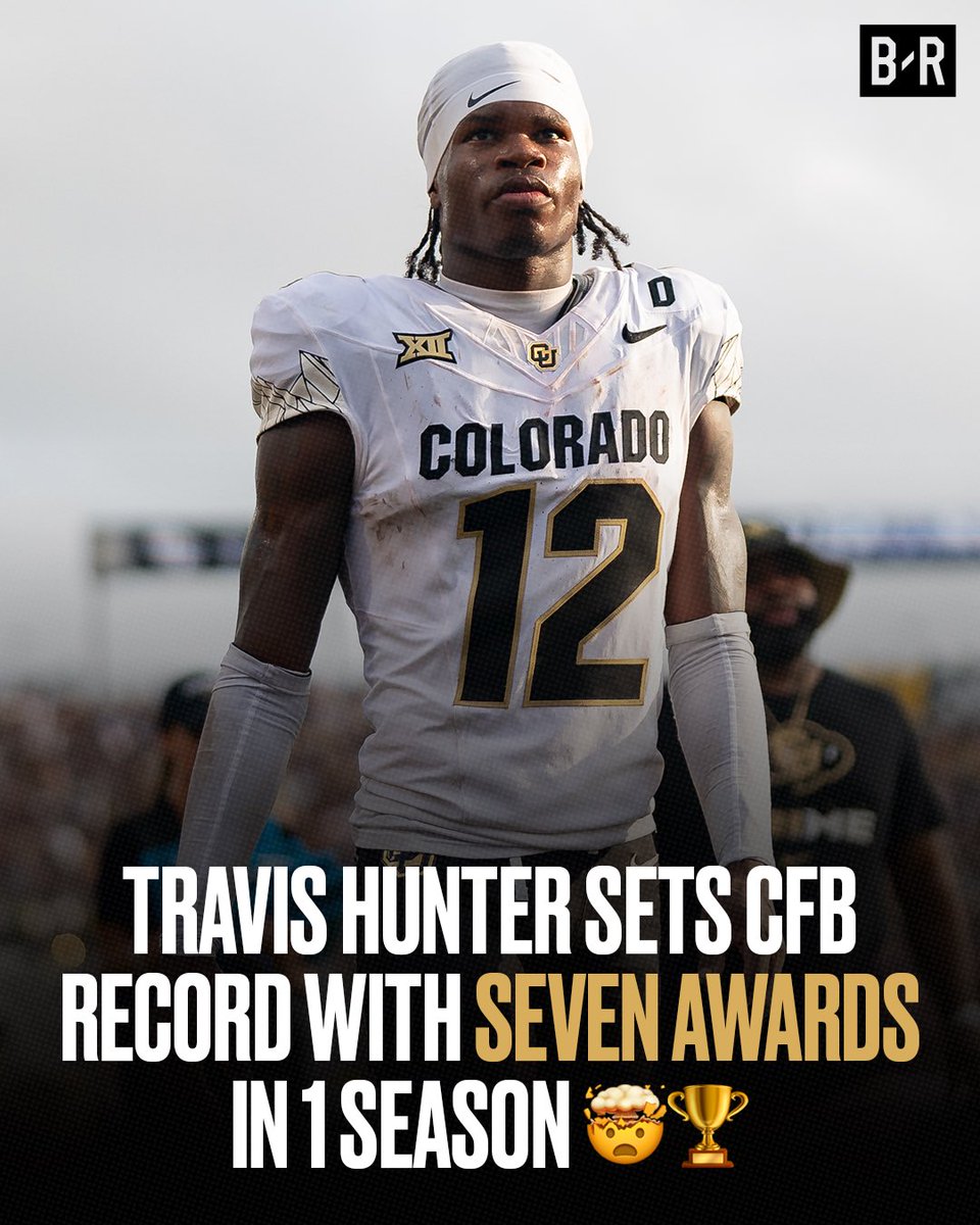 BleacherReport's tweet image. TRAVIS HUNTER IS 1 OF 1 👑🐐