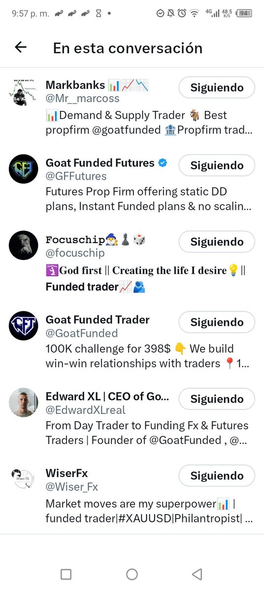 Leonelenrique08's tweet photo. @Mr__marcoss @GoatFunded @GFFutures @EdwardXLreal @focuschip @Wiser_Fx Todo listo. Gracias por el sorteo✅

@mariher092 @Thomas06368429 @Victor_Capital @fajrul_fx @AkagamiTrader @Leo_Trader_FX https://t.co/kqFxm50V2B