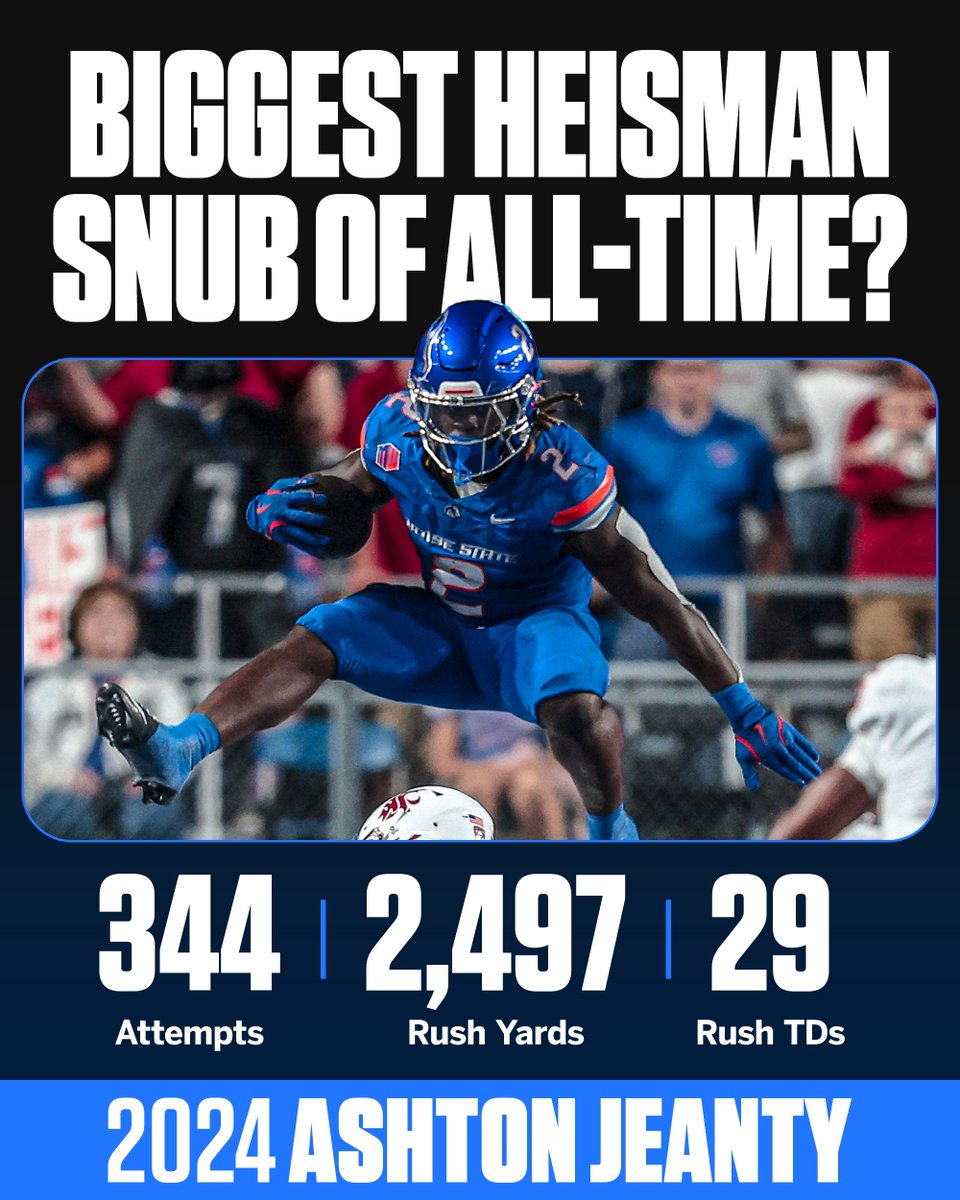 Did you have Ashton Jeanty as your Heisman winner? 👀