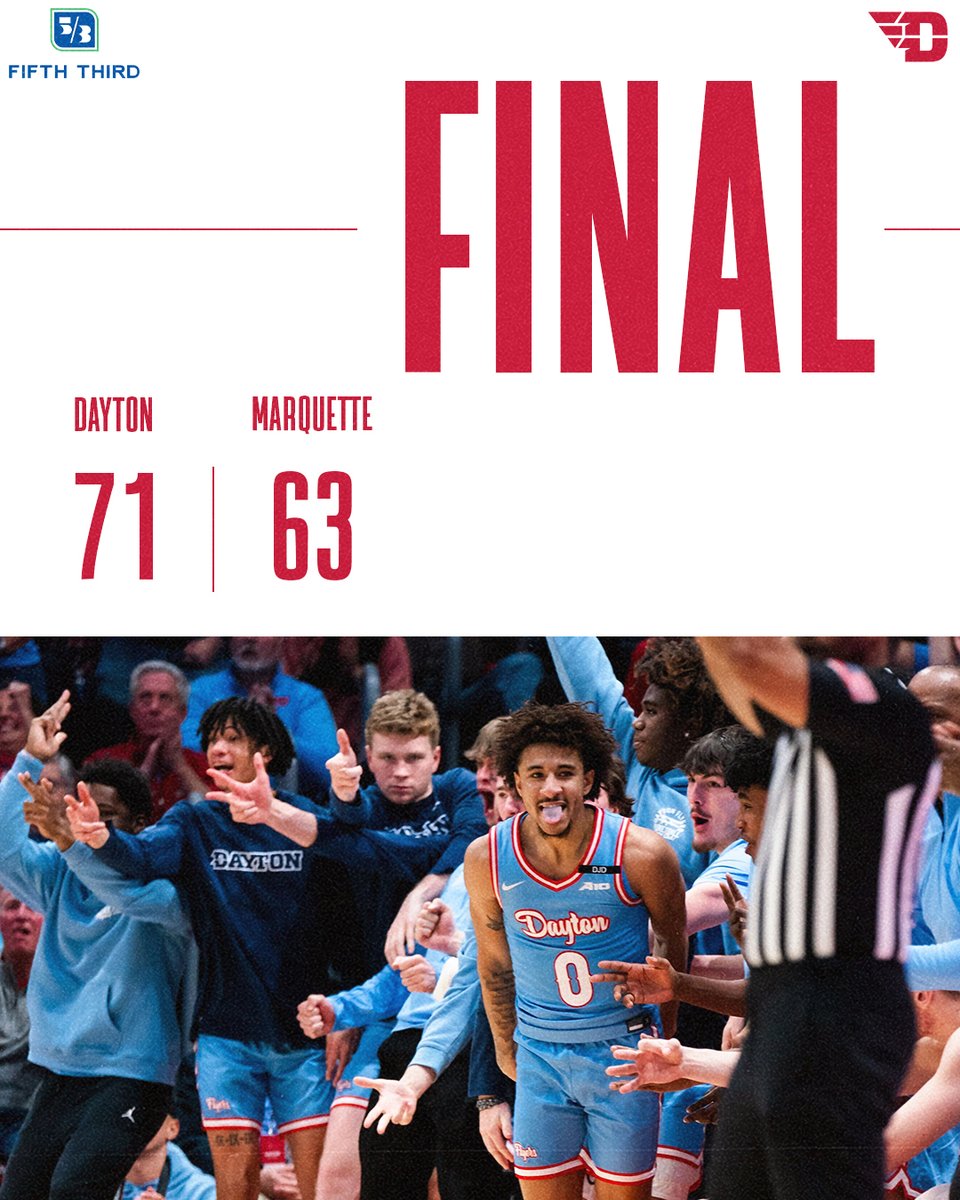 FLYERS WIN ✈️🏀

#GoFlyers // <a href="/FifthThird/">Fifth Third Bank</a>