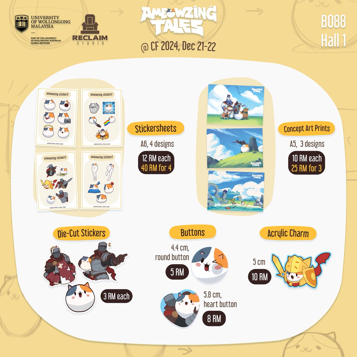 studio_reclaim's tweet photo. Hi guys we'll be at Comic Fiesta this year! We'll have some stuff from our artists so please come by! #cf2024 #comicfiesta2024 https://t.co/H5IlaiuFF7