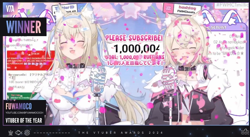 zaijin's tweet image. Congratulations to the cutest and strongest demon guard dog twin sisters, FUWAMOCO! It's been an absolute honor supporting you from the start and seeing how you've grown since debut. 

#FUWAMOCO