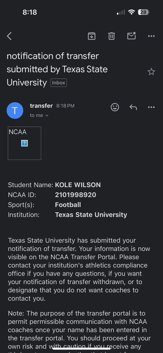 Officially in the portal