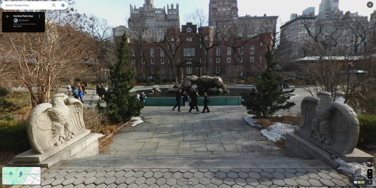 The Central Park Zoo, complete with Arsenal building, awaits you in the South West corner of Central Park