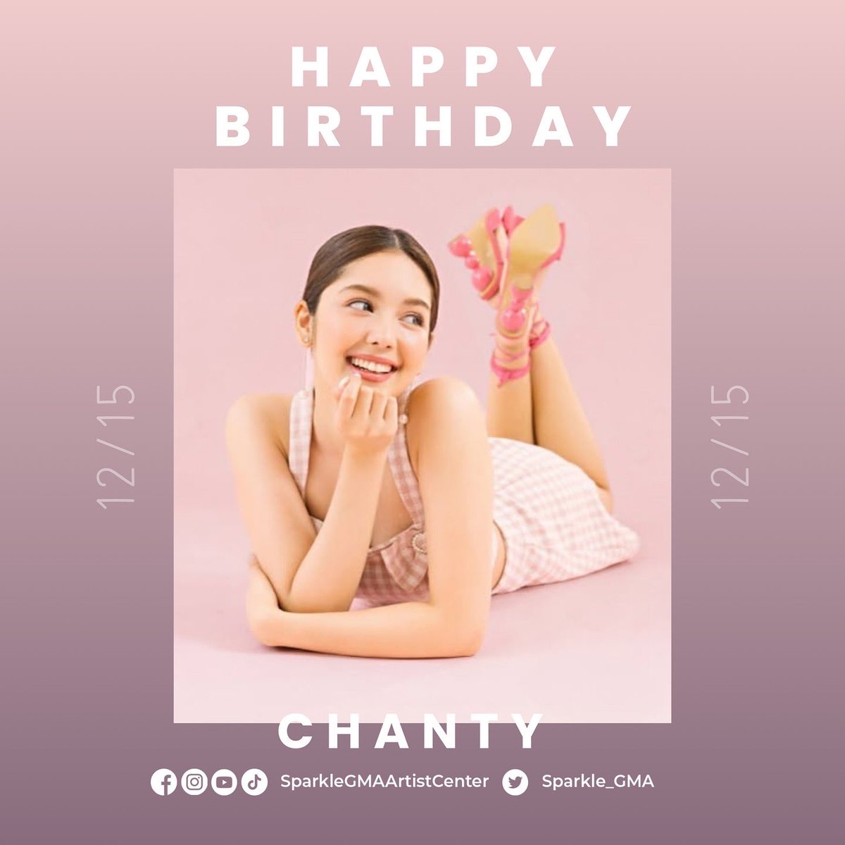 Happy Birthday, Chanty! 🌟 Wishing you a day as bright and beautiful as your smile! 🎉

#Chanty
