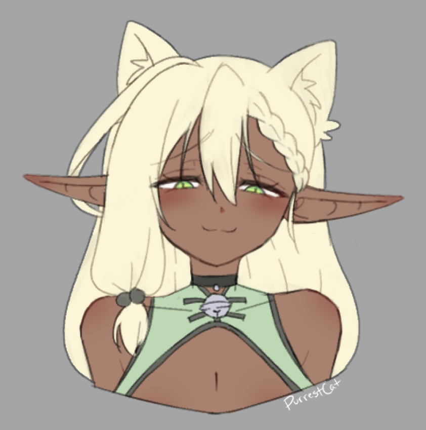 PurrvCat's tweet photo. Catgirls I drew during stream tonight~ https://t.co/P08RbgoGmF