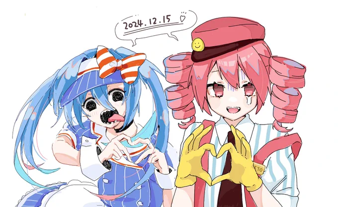 友達と絵チャ お互い不慣れながらに頑張りました!楽しかった!