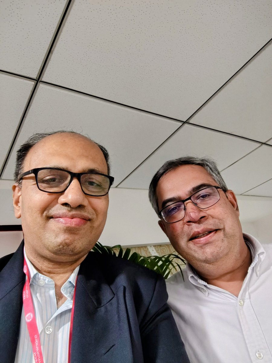 VasanthBPai's tweet photo. With our CHRO Richard Lobo (of @tech_mahindra
Happy and privileged to receive from him a signed copy of his much acclaimed book Human at Work: Arm Yourself to Thrive in a Fast-Changing Workplace.
https://t.co/MdQ5zZ4g2c
#TechMahindraTogether
#TogetherWeRise
#TechMahindra
#Rise https://t.co/NNNVLYHKY7