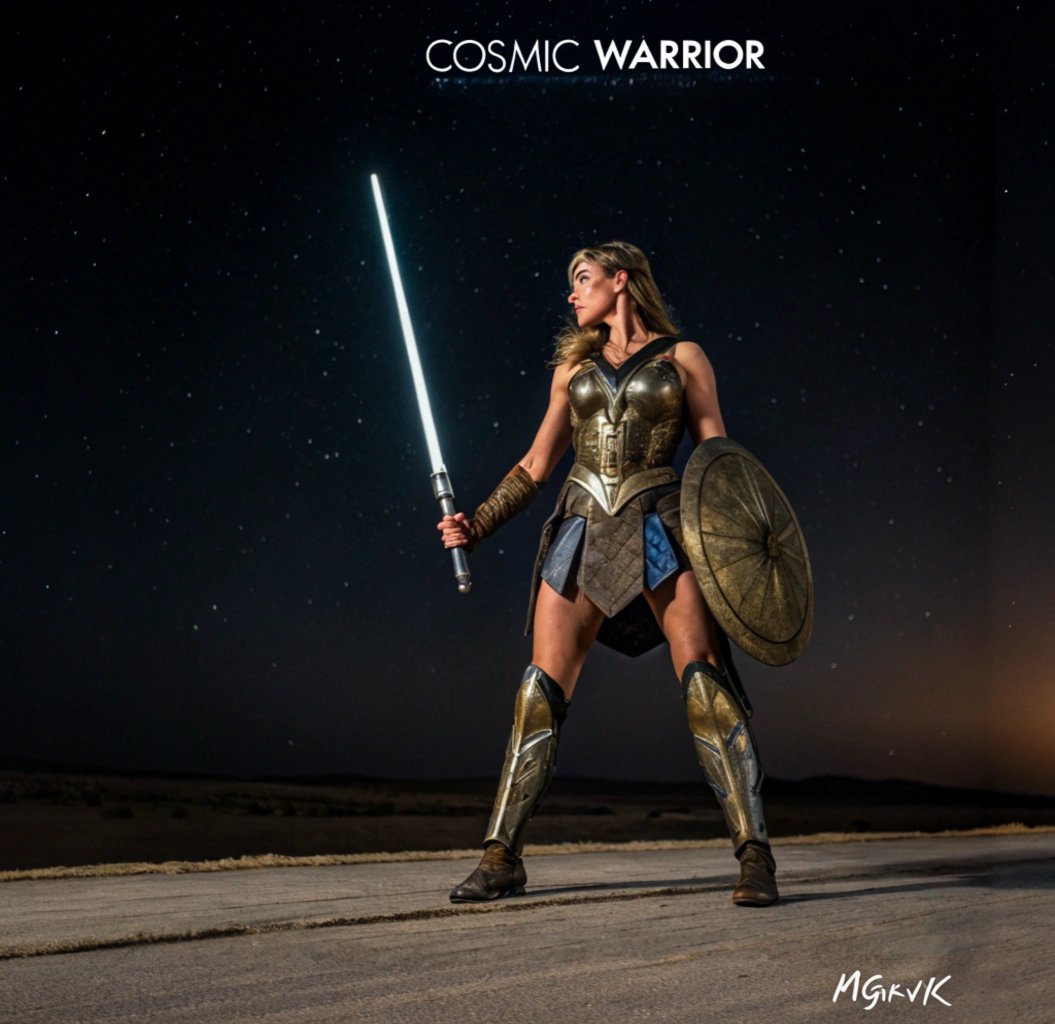 An attempt to visualize a cosmic warrior using <a href="/recraftai/">Recraft</a> #AIart #aiartcommunity #AIArtistCommunity