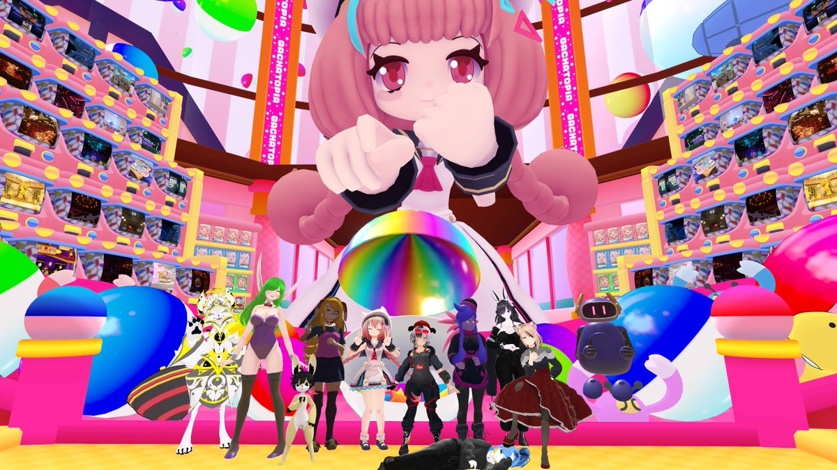 GlueIsRequired's tweet image. Another day of Vket 2024 Winter ⛄️🪙
Storytime at Snowman's Toy Factory ✅
Gachatopia! ✅
Such wonderful booths!
#Vket #VketPhoto #Vket2024Winter #VRChat