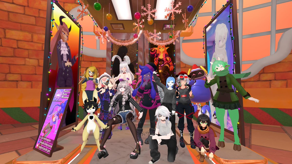 GlueIsRequired's tweet image. Another day of Vket 2024 Winter ⛄️🪙
Storytime at Snowman's Toy Factory ✅
Gachatopia! ✅
Such wonderful booths!
#Vket #VketPhoto #Vket2024Winter #VRChat
