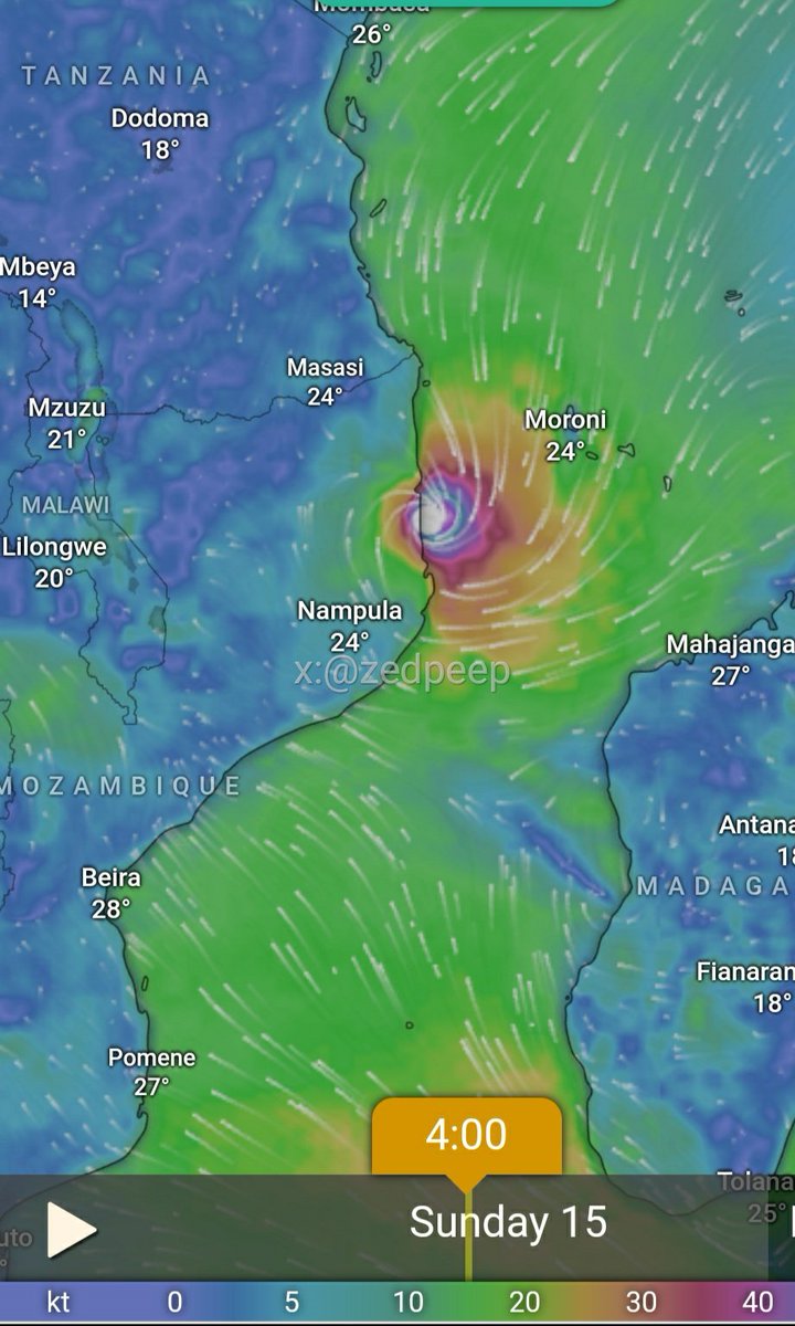 We can confirm that Cyclone Chido has made a landfall on the Mozambican coast.