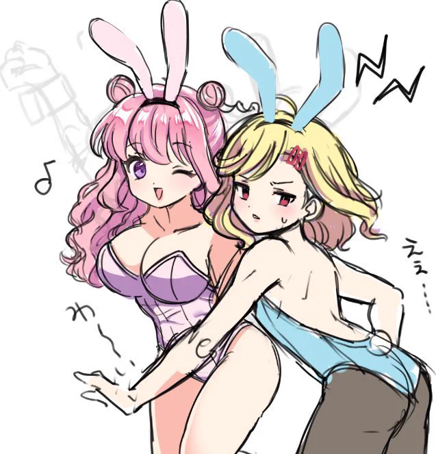 3年以上前のバニーの日に弊女主セのバニー描こうとして「え!!!全然わからん!!!画像検索でも小さくて構造よくわからん!描けん!!!!」「他にも同じ思いをしている絵描きが居るのでは…!?」なってバニーの資料作ること決めたよお今見たらいっぱい間違ってる(結局わからんすぎて投げた) 