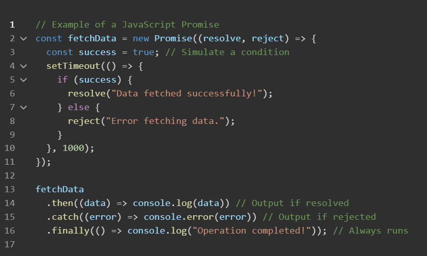 Ajay_Goswami_07's tweet image. 🚀 Day 13: Promises in JavaScript
📚 Topics:
1️⃣ Promise: It handles asynchronous operation outcomes.
2️⃣ States of a Promise: Pending, Fulfilled, Rejected
📝 Key Promise Methods: then(), catch(), finally()
🌟 Alternate Approach with async/await.
#LearnJS #LearnInPublic