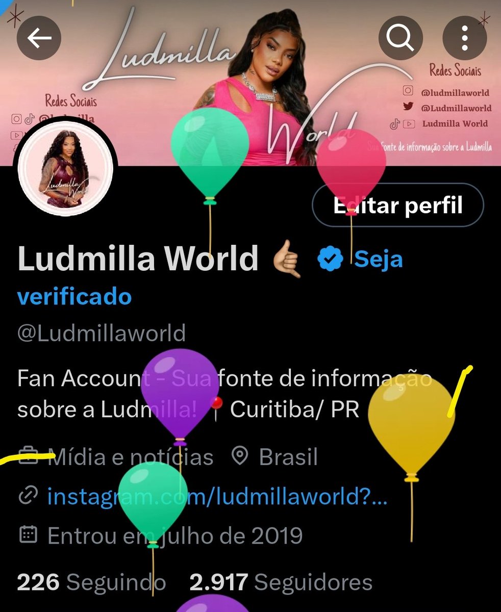 Uhuuuullll 
Partiu comemorar meu niver no show hoje no Numanice Curitiba 

<a href="/Ludmilla/">LUDMILLA</a>
