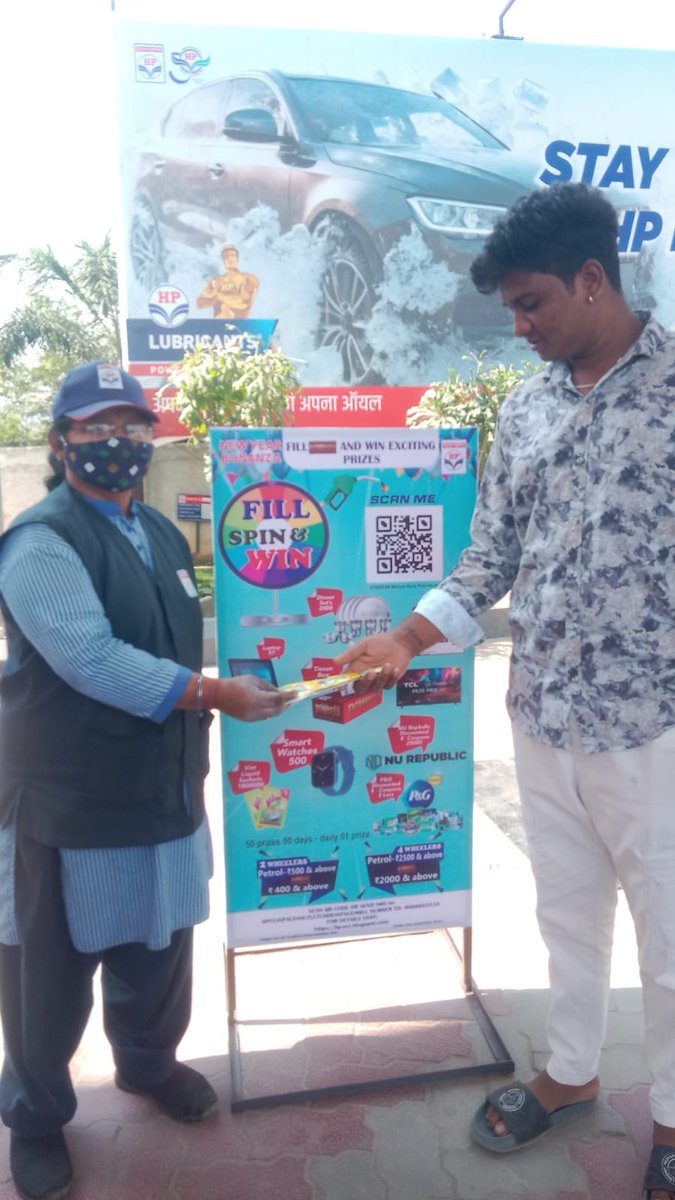 ranipetroleum's tweet photo. Fill Spin and win campaign 💥🎉⛽ 🎁 at Rani Petroleum in full swing https://t.co/vyfv08bMNm