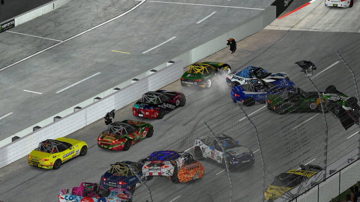 ZachSprouse86's tweet photo. P41 —> P2 —> P33 —> P13 🏁

What an absolute rollercoaster of a race. Can’t thank @itsmoonhead enough for putting this event on. 1100 incidents and 3397 laps later we had lots of fun and just remember it’s for the kids! https://t.co/mElYLfbw2v