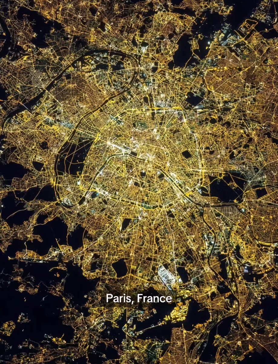 Cities seen from space 🤯