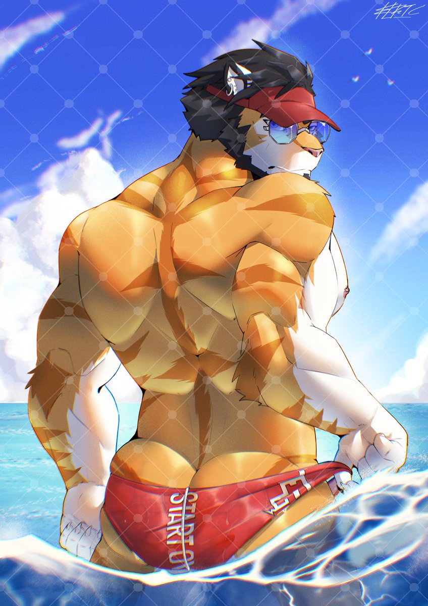 Orange kitty and His Reboot Bikini. 😼

#EGDE