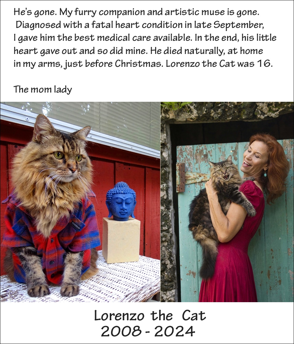 Some sad news from Lorenzo's mom lady. 💔