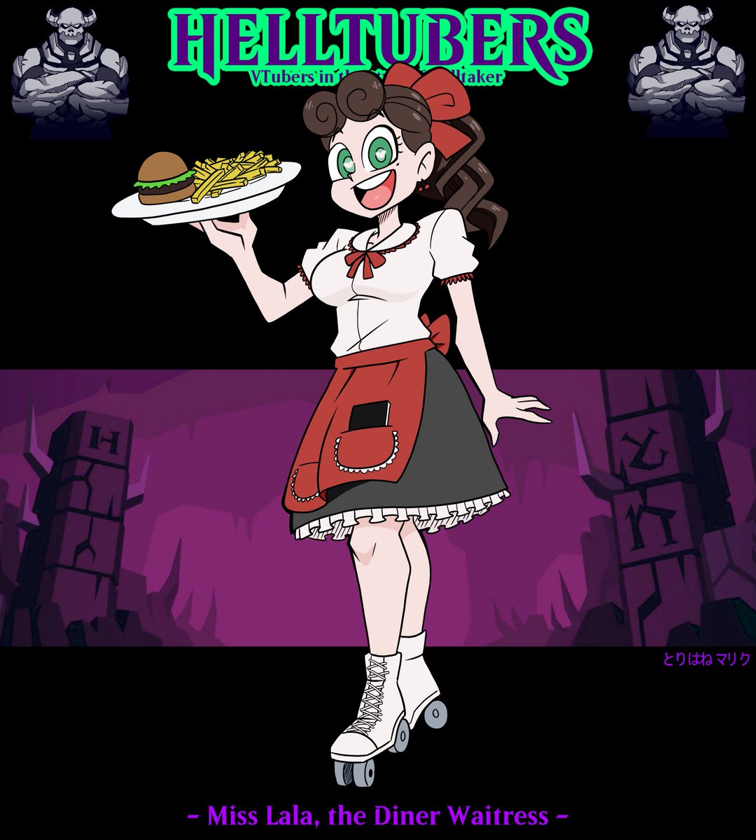 Malik_Torihane's tweet photo. Today's #HELLTUBERS!
A couple o' classy ladies! Meet @MissLalaVT and @pumpkinpotion!
#misslala #LalArt #pumpkinpotion #pumpkinpotionfanart https://t.co/PVpI6K1K4G