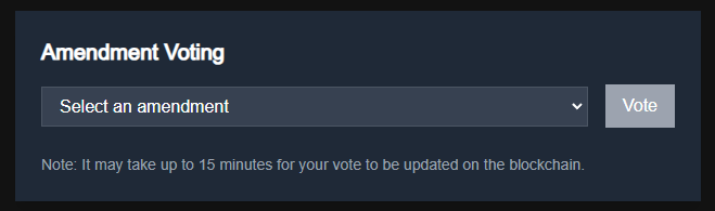 topnodeapp's tweet photo. We’ve just updated all validator nodes, and you can now vote on amendments! Note that these votes are advisory only, as the final decision lies with the UNL. However, your choices will be publicly displayed.

Thank you, @xrpscan, for providing an awesome API for amendments and validator info!

Get your validator here:
https://t.co/GmkoPYL2ij