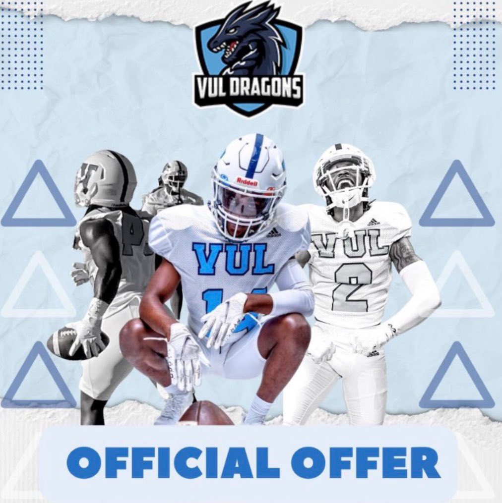 AGTG! After a great conversation with <a href="/Coach_IshW/">Ish Wilson</a> I am blessed to receive my first offer from Virginia University of Lynchburg. <a href="/CarlosLynn/">Carlos Lynn</a> <a href="/CoachRJ_007/">RJ Bond</a> <a href="/TedJones817/">Ted Jones</a> <a href="/CTownEaglesFB/">CrowleyFootball</a>