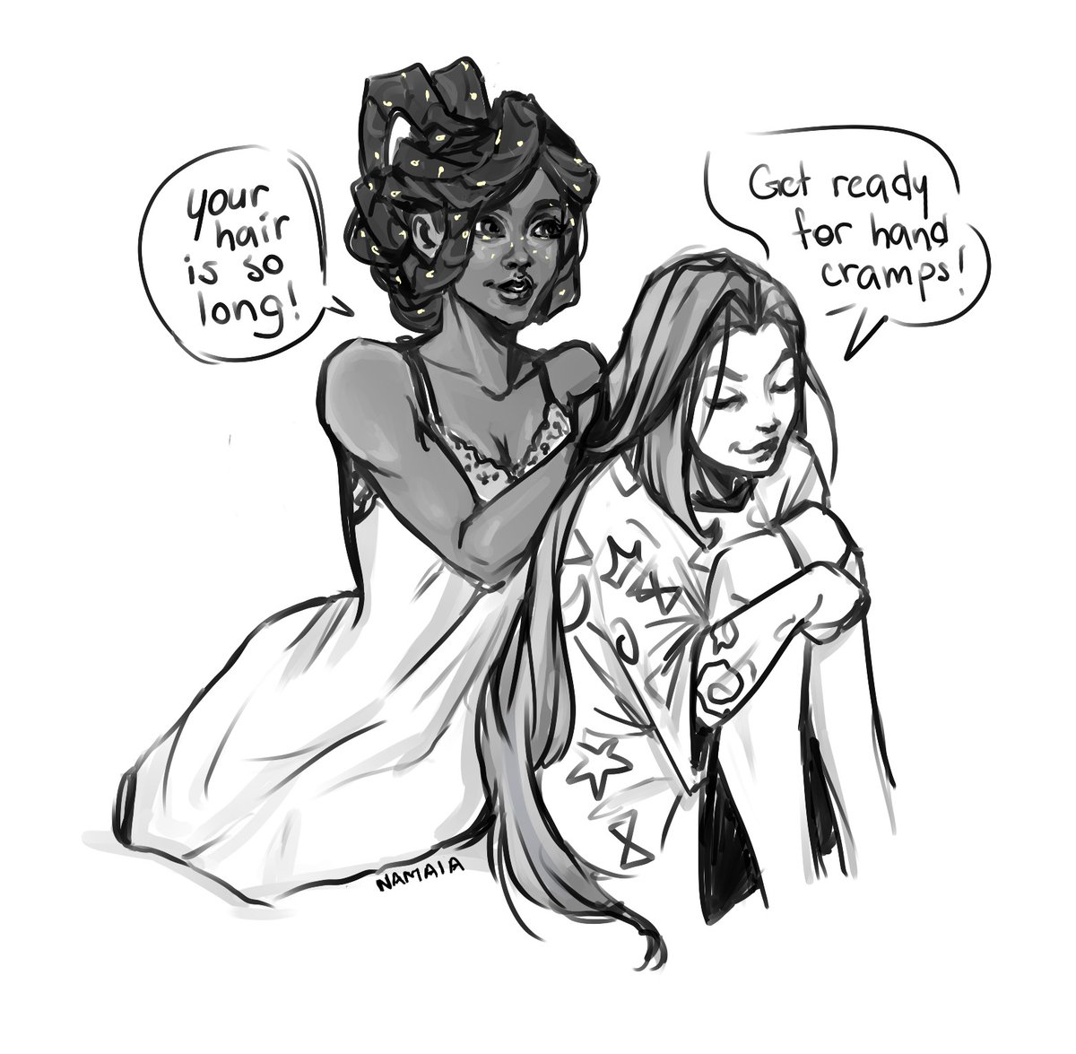 two queens maximizing their joint slay #arcane