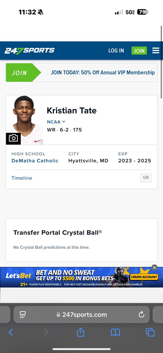 Very Thankful for 🙏🏽<a href="/247SportsPortal/">247Sports Transfer Portal</a> <a href="/247recruiting/">247Sports Recruiting</a>