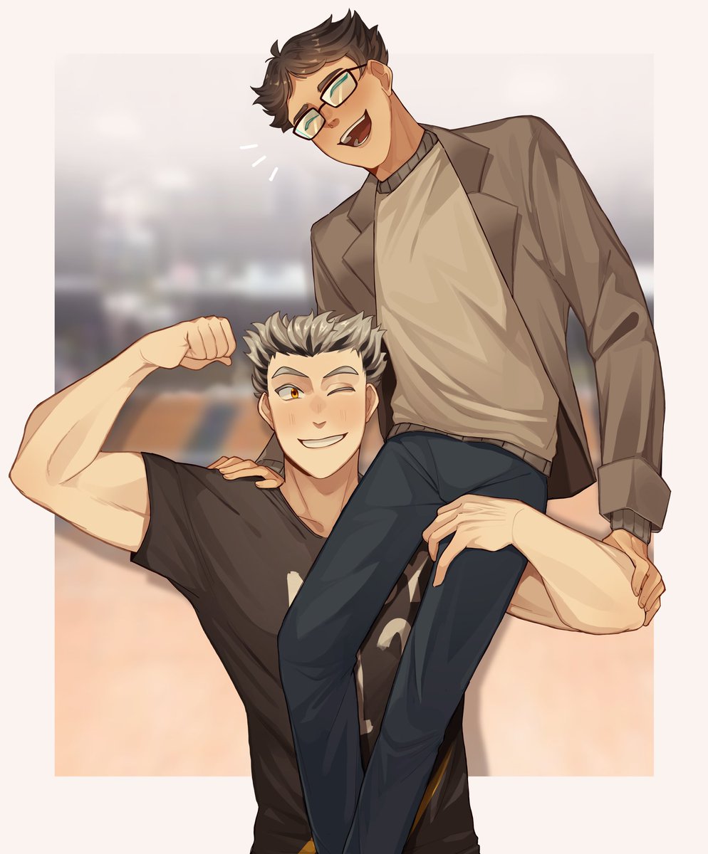a boy who's jacked and kind #BokuAka