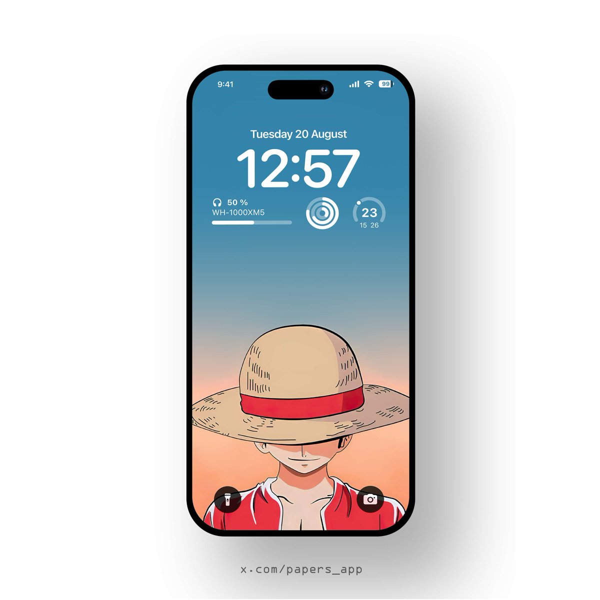 Papers_app's tweet photo. Luffi - One Piece 🔥 https://t.co/oUFWBoESTH
