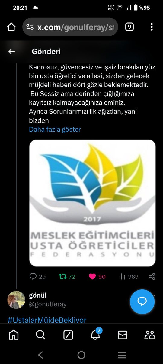 O kadar yıl çalıştık devletimizin kurumunda şimdi işsiz kaldık hepimizin çocukları var ve ihtiyaçlarını karşılayamıyoruz #UstalarMüjdeBekliyor