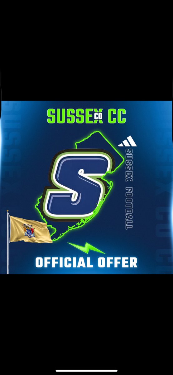 Blessed to have received my 6th offer to continue my education and football journey at <a href="/Sussexfootball5/">Sussex Football</a> 
<a href="/coachwbraxton/">Weldon Braxton MS</a> 
<a href="/FlorenceFBall/">Florence High School Football</a> 
<a href="/SOAZFootball/">Southern Arizona Football</a>
AGTG✝️
