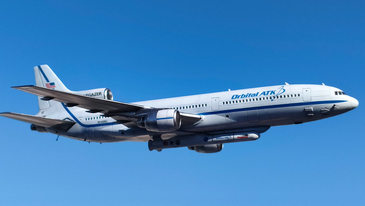 L-1011 STARGAZER トライスターの改造機です。 ペガサスロケットの