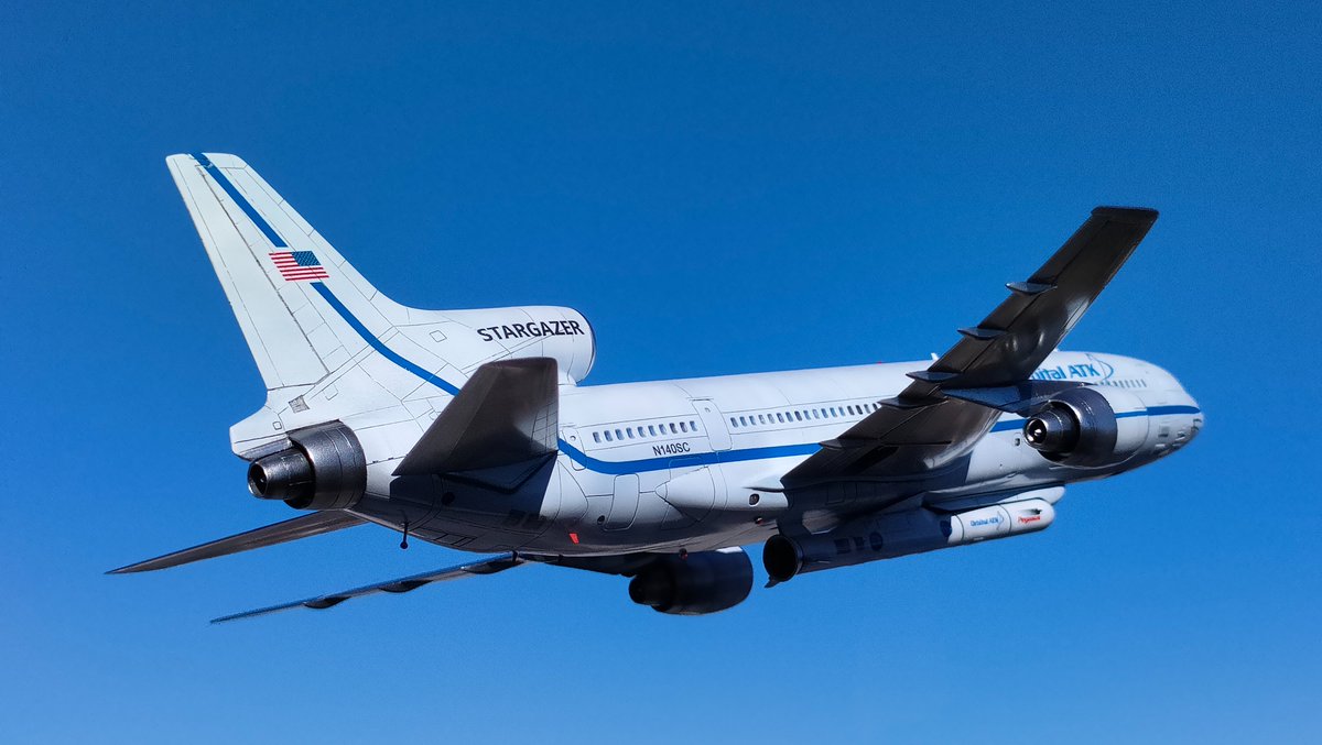 L-1011 STARGAZER トライスターの改造機です。 ペガサスロケットの