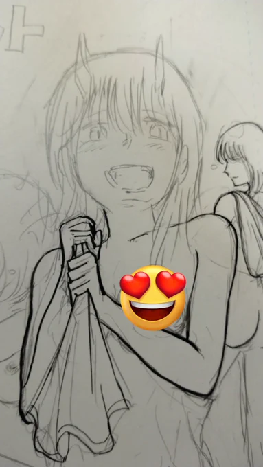 表紙は途中でこんなファブルのヨーコみたいな表情になってしまったり。だって暇なんですもの〜 