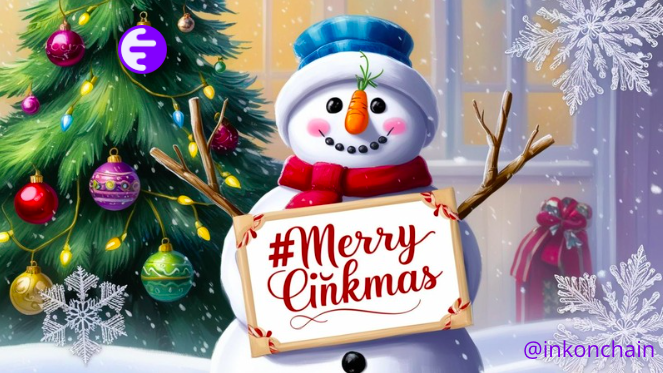 DimTumbach's tweet image. Merry Christmas and happy new year to everyone! I wish everyone happiness, good luck and joy!  follow @inkonchain  in #merryinkmas