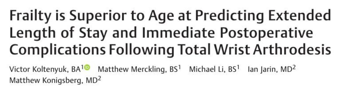 REAM ORTHO (@reamortho) on Twitter photo Check out this new study in the Journal of Wrist Surgery led by our very own <a href="/VictorKoltenyuk/">Victor Koltenyuk</a>!
pubmed.ncbi.nlm.nih.gov/39619445/ Check out this new study in the Journal of Wrist Surgery led by our very own <a href="/VictorKoltenyuk/">Victor Koltenyuk</a>!
pubmed.ncbi.nlm.nih.gov/39619445/