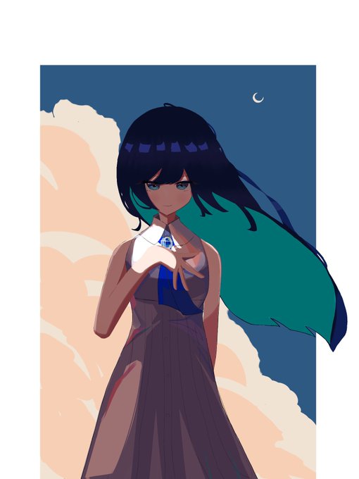 双葉みなとちゃんでした。一番かけた時間短かったのでびっくりです。個人的にはもっとミクを見て欲しかったという気持ちもあります˙𐃷˙
 #今年も残りわずかなので今年一番伸びた絵を貼る 