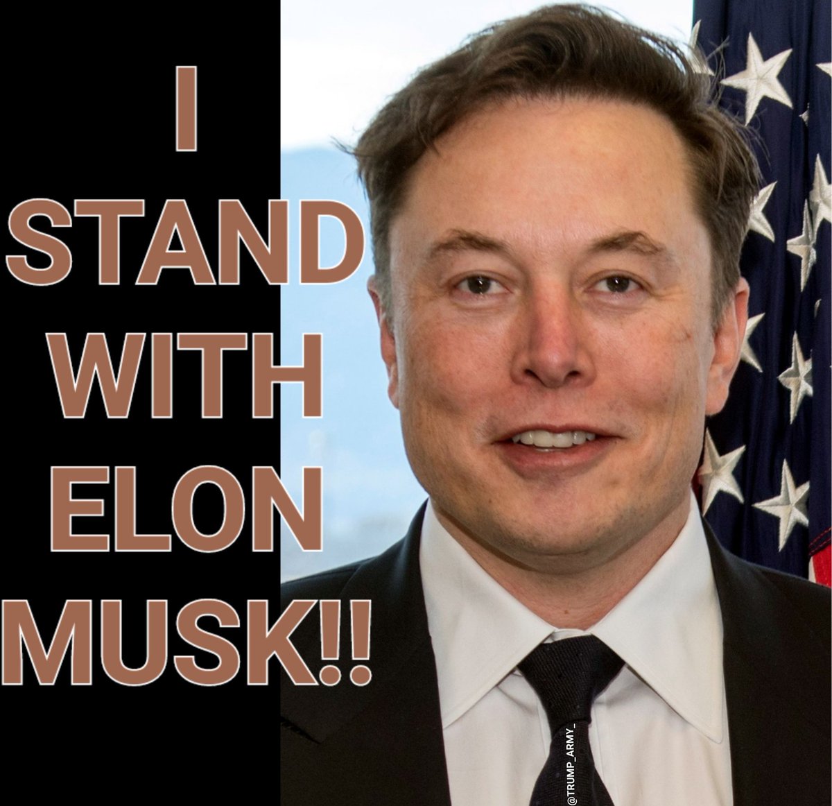 I STAND WITH ELON MUSK!! Do you?