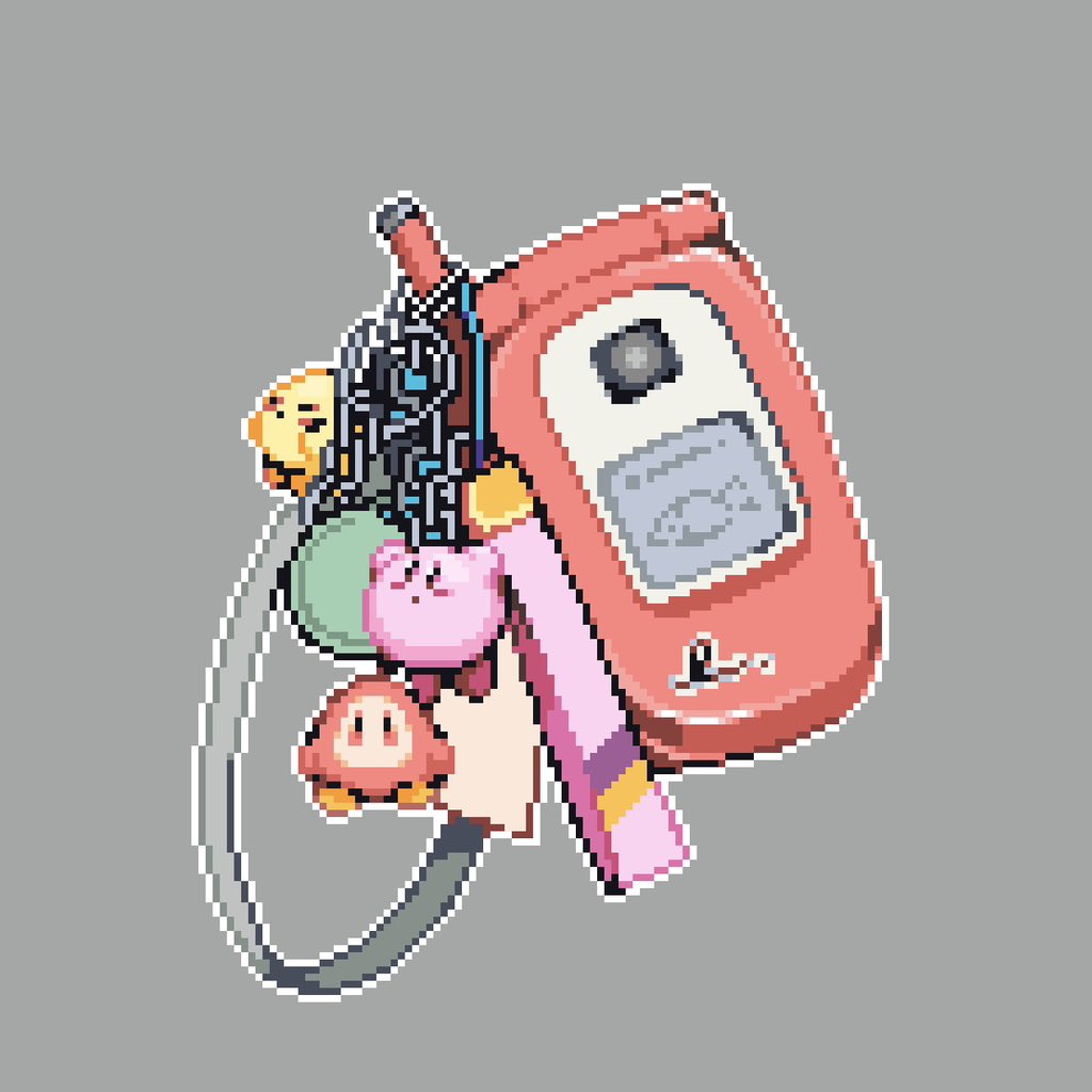 #dotpict #pixelart #ドット絵 #Kirby #カービィ  #星のカービィ