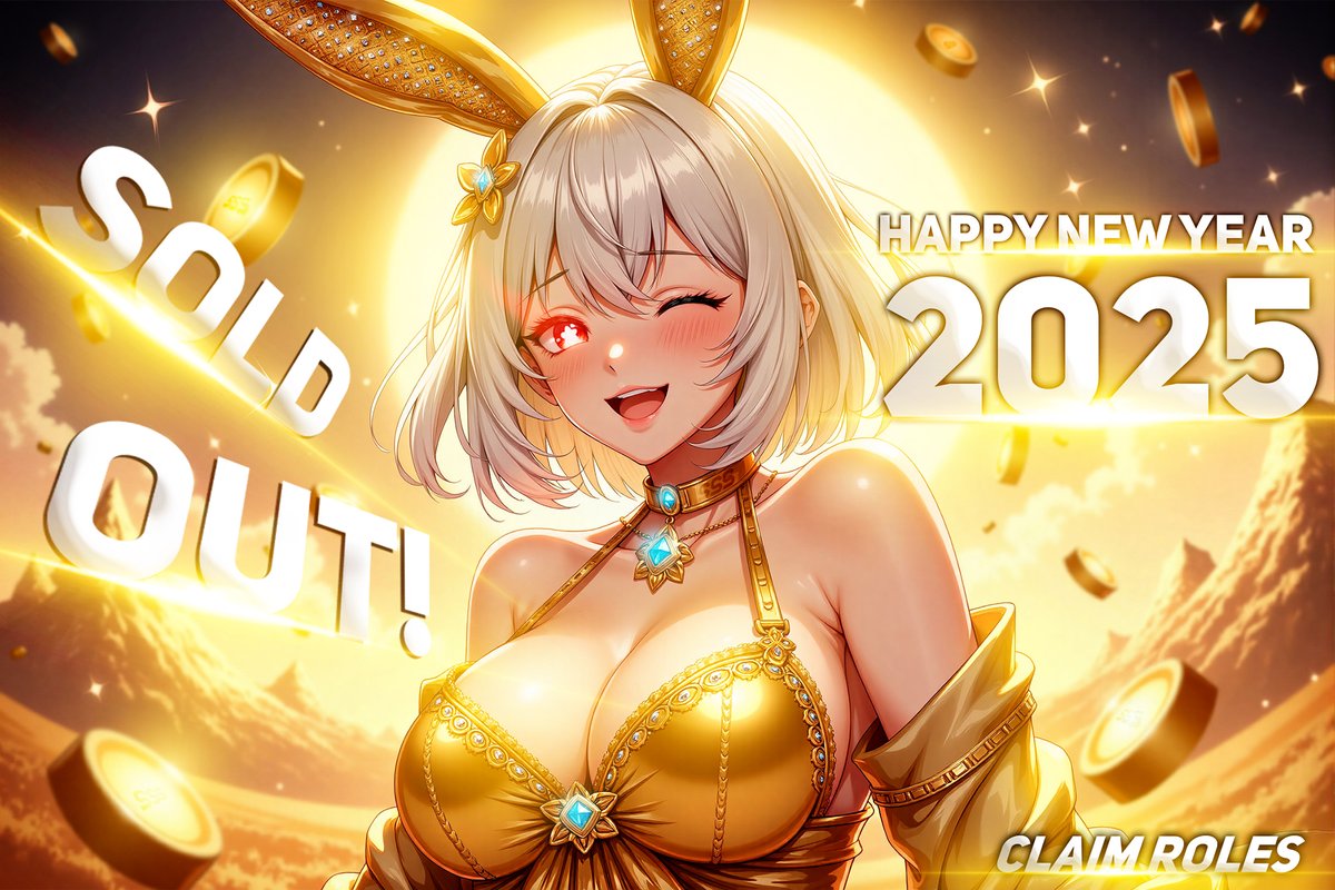 ✨𝐒𝐎𝐋𝐃 𝐎𝐔𝐓 𝐈𝐍 1 𝐇𝐎𝐔𝐑!✨

🥂𝑯𝑨𝑷𝑷𝒀 𝑵𝑬𝑾 𝒀𝑬𝑨𝑹 𝑬𝑽𝑬𝑹𝒀𝑶𝑵𝑬🥂

⛵️𝐎𝐒: opensea.io/collection/yun…

⛩️2025 𝐖𝐈𝐋𝐋 𝐁𝐄 𝐇𝐔𝐆𝐄 𝐅𝐎𝐑 𝐀𝐍𝐈𝐌𝐄⛩️