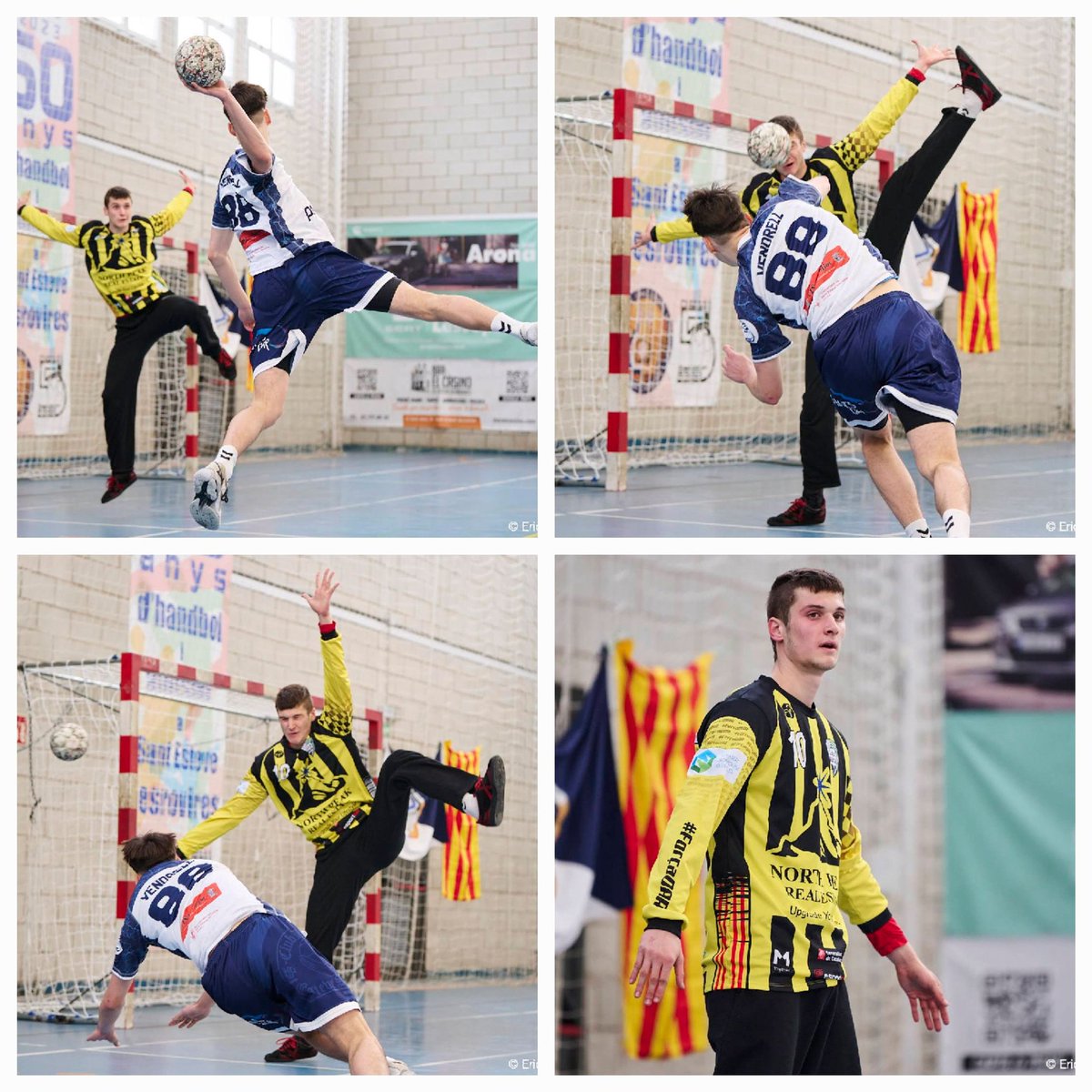 ...Por la cara. Gajes del oficio. #goalkeeper #handball @markituspituss
📷 Eric Altimis / @oargraciasbd