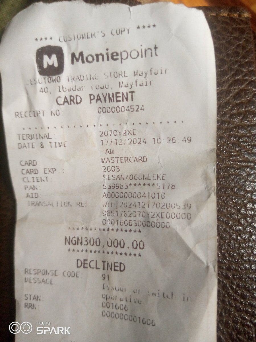 david_ogun96948's tweet photo. "Attention @GTBank, I'm experiencing a delay in reversing my ₦300,000 transaction made on 17th [Month]. Despite visiting the bank, nothing has been done. Please assist me in resolving this issue. @cenbank #GTBankgh #TransactionDelay #CustomerSupport" https://t.co/UPcPOmm6Cg