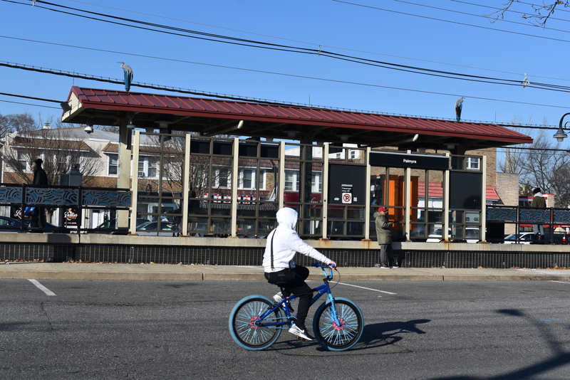 Albert J. Countryman Jr./The Sun A young man rides his bicycle during the holiday break from school while a passenger in the background waits for the next train at the River Line’s Palmyra station on the day after Christmas.
southjersey.media/featured/river…