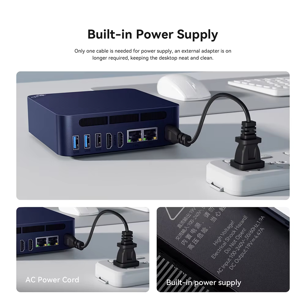 FanlessTech's tweet image. Unpopular opinion: We&apos;re against integrated power supplies in NUCs. It&apos;s nice until it breaks down. External power adapters for the win amazon.com/Beelink-Lake-N…